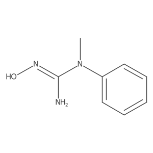 2-Hydroxy-1-methyl-1-phenylguanidine Structure