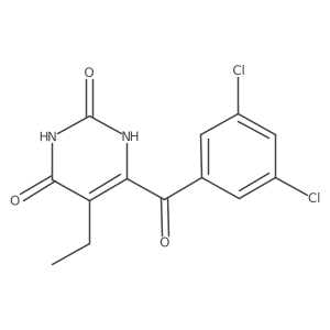 6-(3,5-Dichloro-benzoyl)-5-ethyl-1H-pyrimidine-2,4-dione结构式