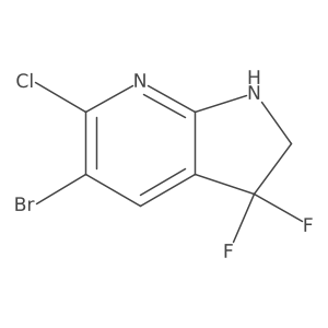 FC1(F)CNc2nc(Cl)c(Br)cc21结构式