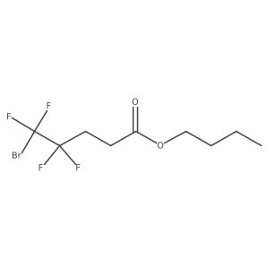 n-Butyl 5-bromo-4,4,5,5-tetrafluoropentanoate结构式