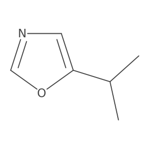 5-(1-Methylethyl)-oxazole结构式