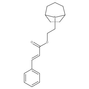 2-(8-Azabicyclo[3.2.1]oct-8-yl)ethyl 3-phenyl-2-propenoate Structure