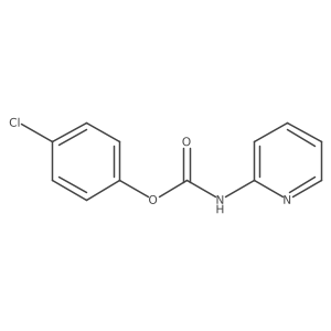(4-chlorophenyl) N-pyridin-2-ylcarbamate结构式