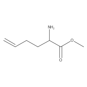 methyl (2S)-2-aminohex-5-enoate Structure