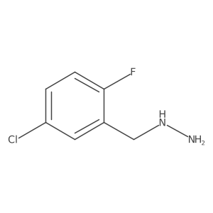 (5-Chloro-2-fluorobenzyl)hydrazine Structure