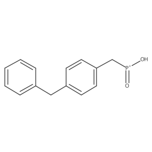 (4-Benzylbenzyl)phosphinic acid Structure