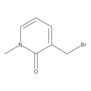 3-(bromomethyl)-1-methylpyridin-2(1H)-one结构式