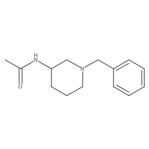 N-[1-(Phenylmethyl)-3-piperidinyl]acetamide Structure
