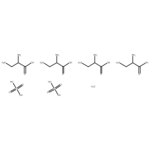2,3-Diaminopropionic acid sulfate hemihydrate结构式