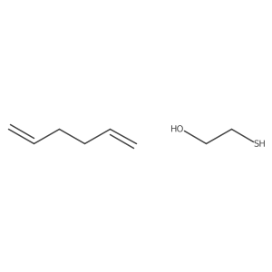 Hexa-1,5-diene;2-sulfanylethanol结构式
