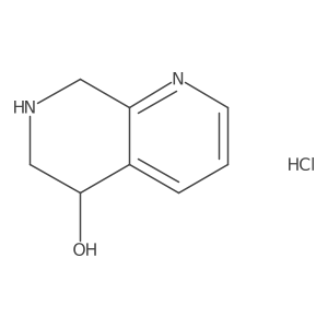 5,6,7,8-Tetrahydro-1,7-naphthyridin-5-OL hcl结构式