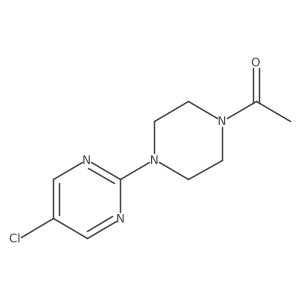 1-[4-(5-chloro-2-pyrimidinyl)-1-piperazinyl]Ethanone Structure