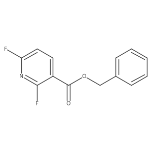 Benzyl 2,6-difluoropyridine-3-carboxylate结构式