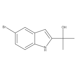 1H-Indole-2-methanol, 5-bromo-alpha,alpha-dimethyl- Structure