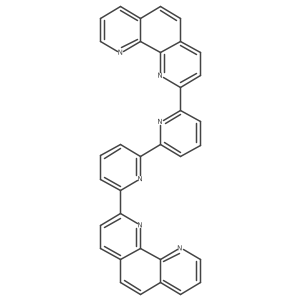 6,6'-Di(1,10-phenanthrolin-2-yl)-2,2'-bipyridine结构式