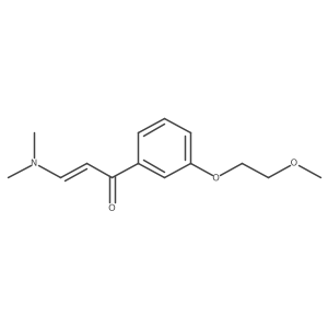 3-(Dimethylamino)-1-[3-(2-methoxy)ethoxyphenyl]-2-propen-1-one结构式