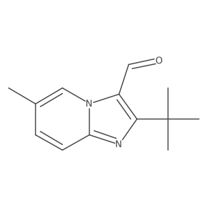 2-tert-Butyl-6-methylimidazo[1,2-a]pyridine-3-carbaldehyde结构式