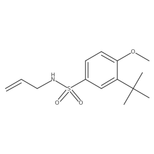 {[3-(Tert-butyl)-4-methoxyphenyl]sulfonyl}prop-2-enylamine Structure