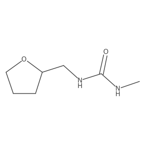 N-Methyl-N'-tetrahydro-2-furanylmethylurea结构式
