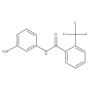 N-(3-Aminophenyl)-2-(trifluoromethyl)benzamide结构式