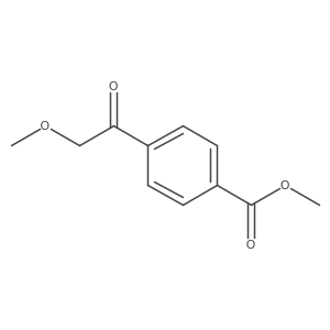 Methyl 4-(2-methoxyacetyl)benzoate Structure