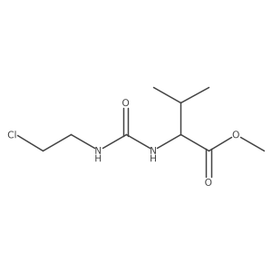 N-[[(2-Chloroethyl)amino]carbonyl]-L-valine methyl ester结构式