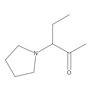 3-(1-Pyrrolidinyl)-2-pentanone结构式