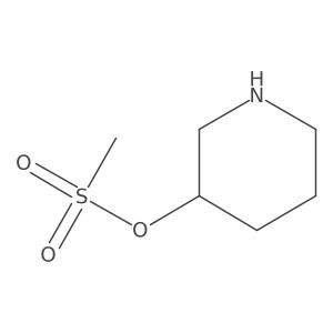 Piperidin-3-yl methanesulfonate Structure