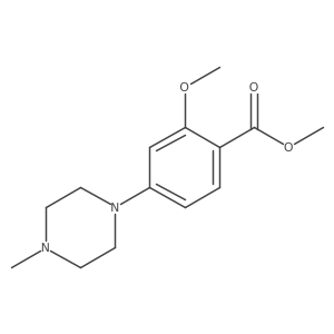 Methyl 2-methoxy-4-(4-methylpiperazin-1-yl)benzoate Structure