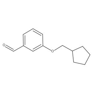 3-(Cyclopentylmethoxy)benzaldehyde Structure