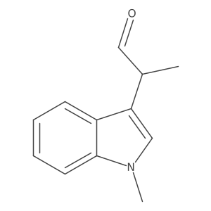 2-(1-methyl-1H-indol-3-yl)propanal Structure
