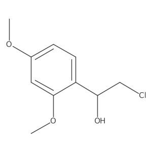 (1R)-2-chloro-1-(2,4-dimethoxyphenyl)ethanol结构式