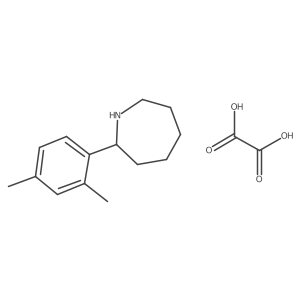 2-(2,4-Dimethylphenyl)azepane oxalate Structure