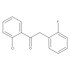 1-(2-Chlorophenyl)-2-(2-fluorophenyl)ethanone Structure