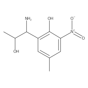 (I+/-R,I(2)S)-I(2)-Amino-2-hydroxy-I+/-,5-dimethyl-3-nitrobenzeneethanol Structure