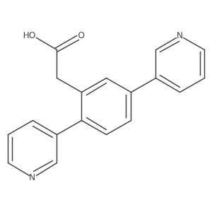 2-(2,5-Dipyridin-3-ylphenyl)acetic acid Structure