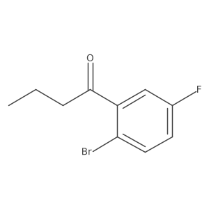 1-(2-Bromo-5-fluorophenyl)-1-butanone Structure