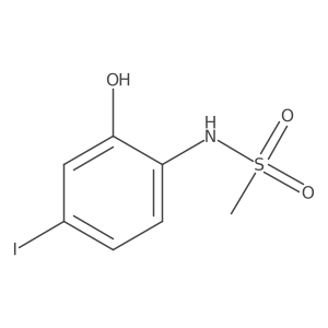 N-(2-Hydroxy-4-iodophenyl)methanesulfonamide结构式