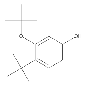 3-Tert-butoxy-4-tert-butylphenol结构式