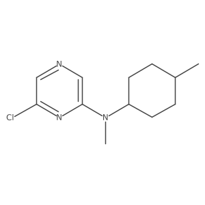 6-chloro-N-methyl-N-(4-methylcyclohexyl)pyrazin-2-amine Structure