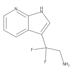 2,2-Difluoro-2-{1h-pyrrolo[2,3-b]pyridin-3-yl}ethan-1-amine Structure