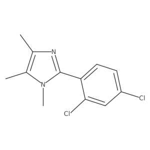1H-Imidazole, 2-(2,4-dichlorophenyl)-1,4,5-trimethyl- Structure