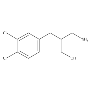 3-Amino-2-(3,4-dichlorobenzyl)propan-1-ol结构式
