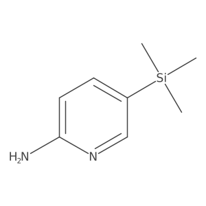 5-(Trimethylsilyl)pyridin-2-amine结构式