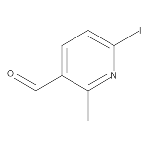 6-iodo-2-methyl-pyridine-3-carbaldehyde Structure