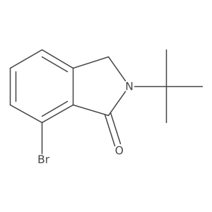 7-Bromo-2-(tert-butyl)isoindolin-1-one结构式