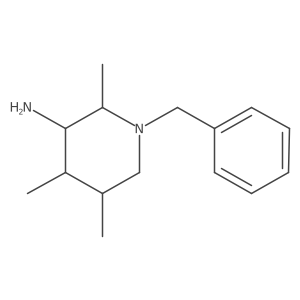 1-Benzyl-2,4,5-trimethylpiperidin-3-amine Structure