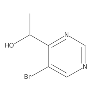1-(5-Bromo-4-pyrimidinyl)ethanol结构式