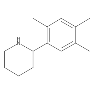 2-(2,4,5-Trimethylphenyl)piperidine Structure