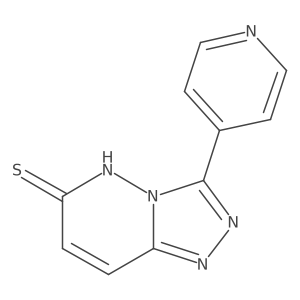 3-(Pyridin-4-yl)-[1,2,4]triazolo[4,3-b]pyridazine-6-thiol结构式